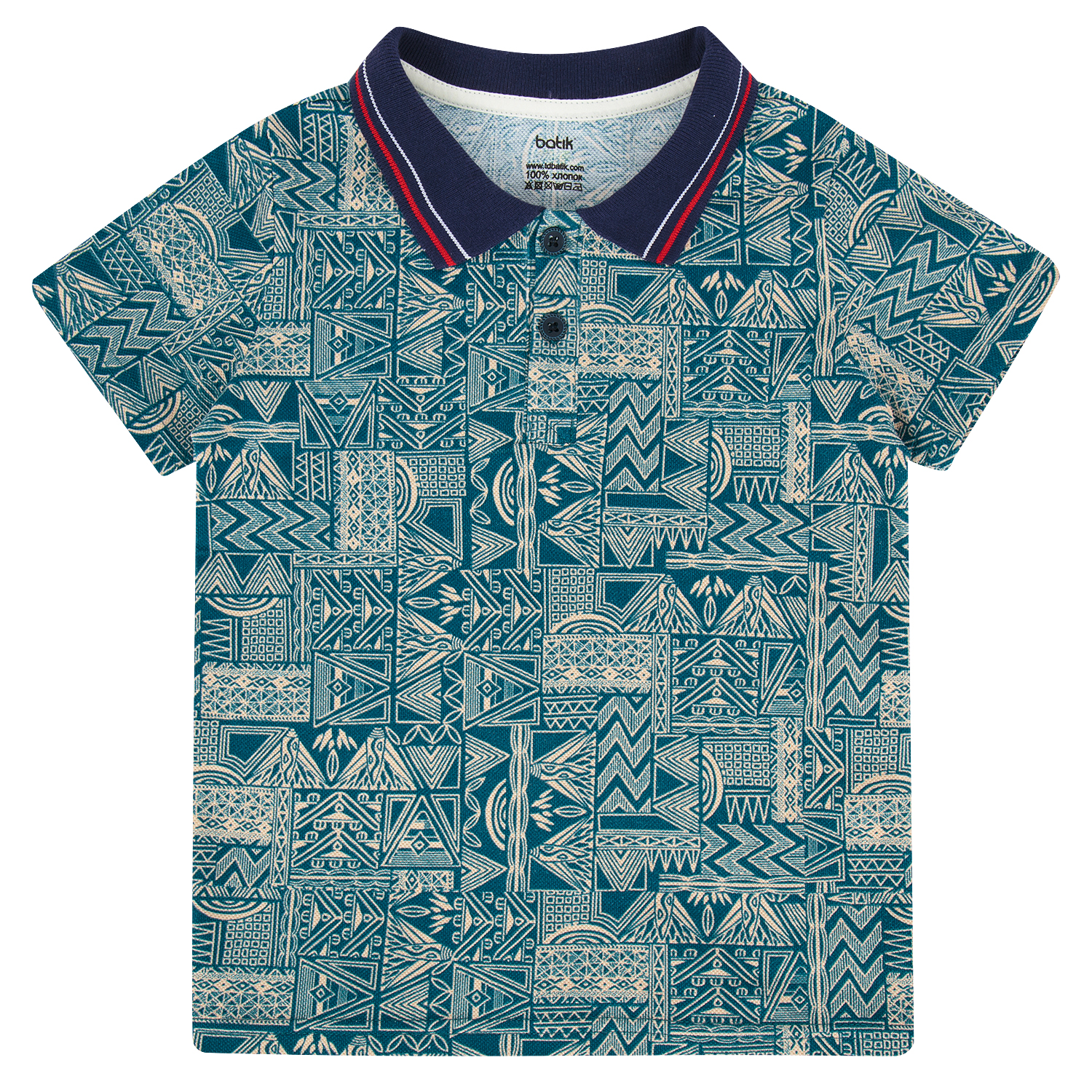 

Футболка-поло Batik Актив голубой р.110, GL000977617