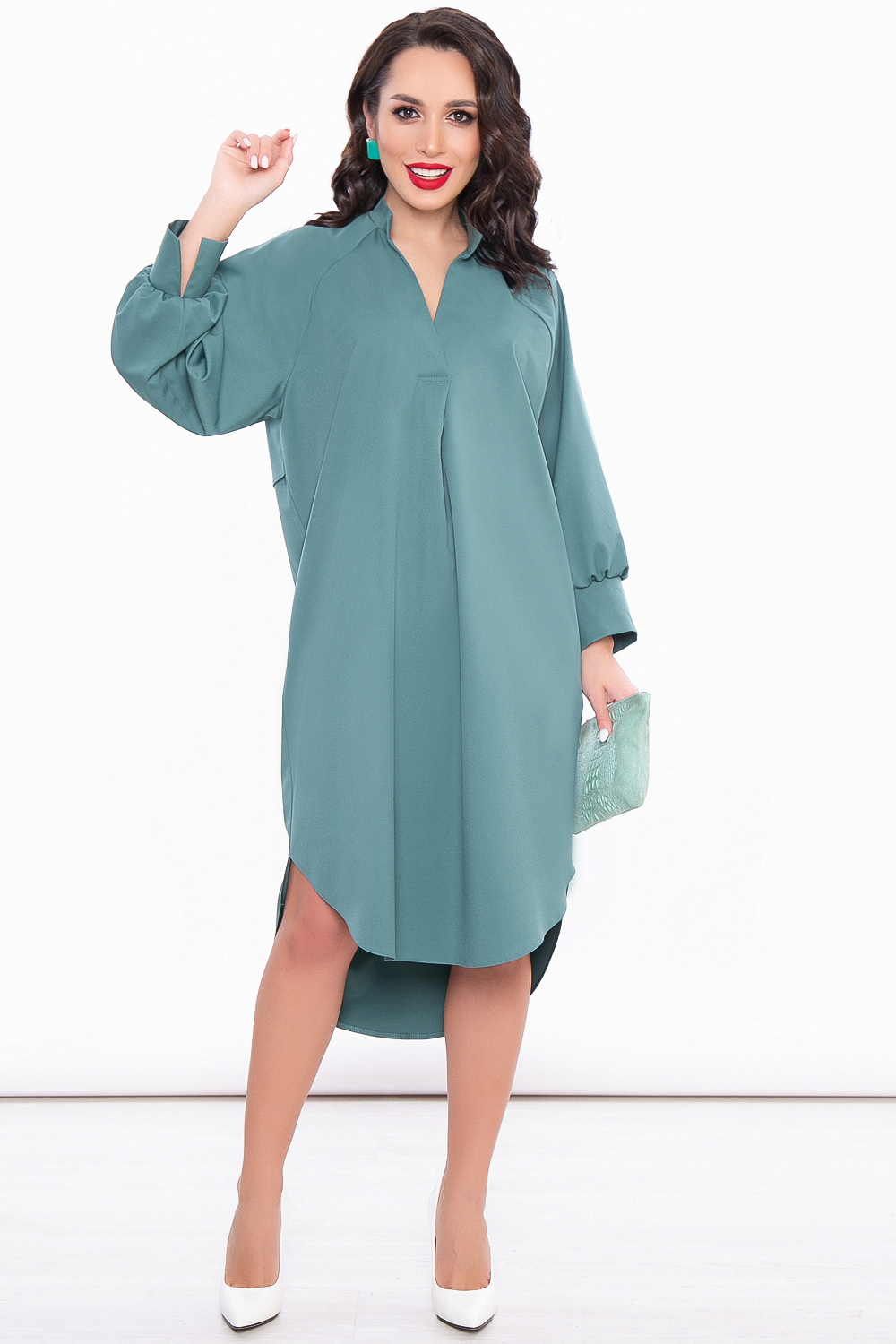 

Платье женское LT Collection Кларисса бирюзовое 48 RU, Бирюзовый, Кларисса