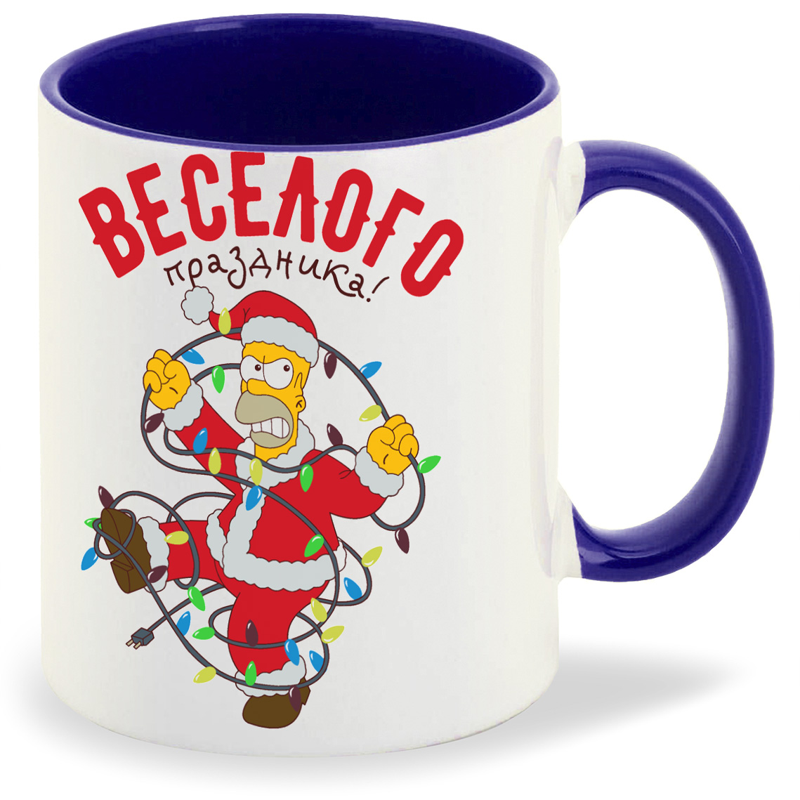 

Кружка CoolPodarok Веселого праздника новый год, Веселого праздника новый год