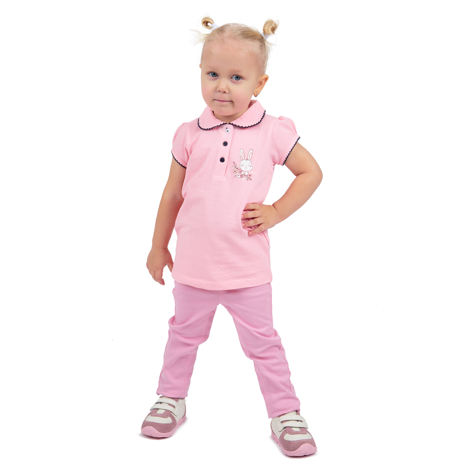 

Футболка-поло Fresh Style розовый р.86, GL001037618