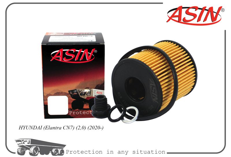 

Фильтр масляный 26350-2J000 ASIN.FL2287 ASIN для HYUNDAI Elantra CN7 2,0 2020-