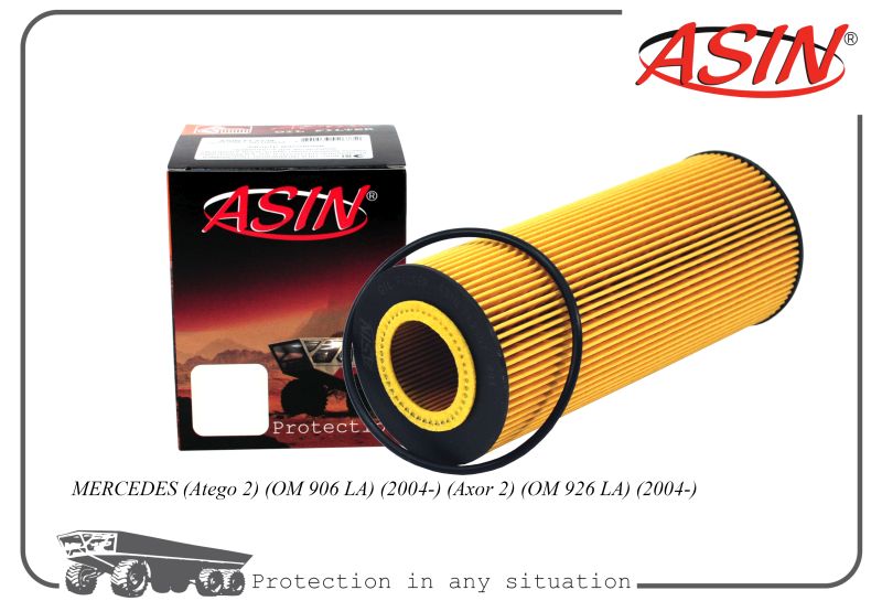 

Фильтр масл. A9061800209 ASIN.FL2357 MERCEDES Atego 2 OM 906 LA 04- Axor 2 OM 926 LA 04-