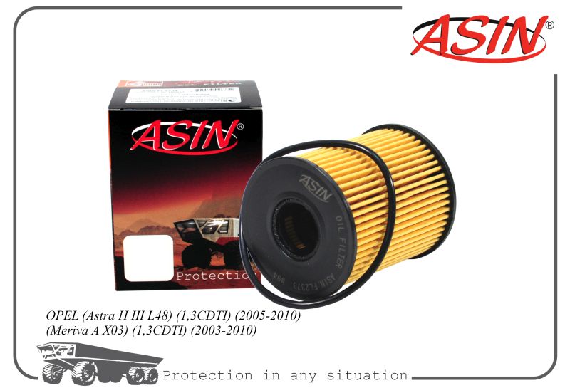 

Фильтр масл. 95516104 ASINFL2373 OPEL Astra H III 1,3CDTI 05-10 Meriva A 1,3CDTI 03-10