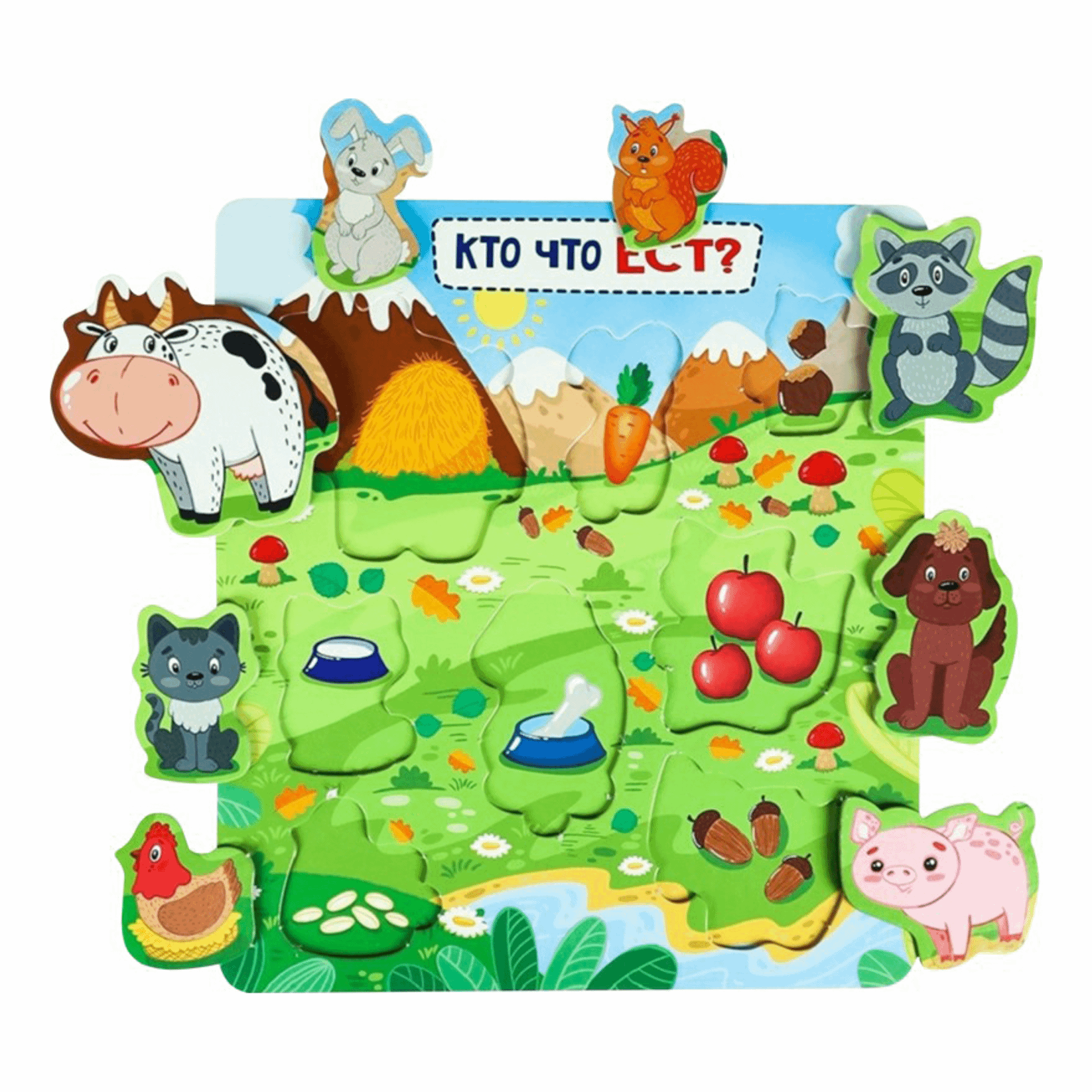 

Настольная игра рамка-вкладыш в ассортименте, Разноцветный