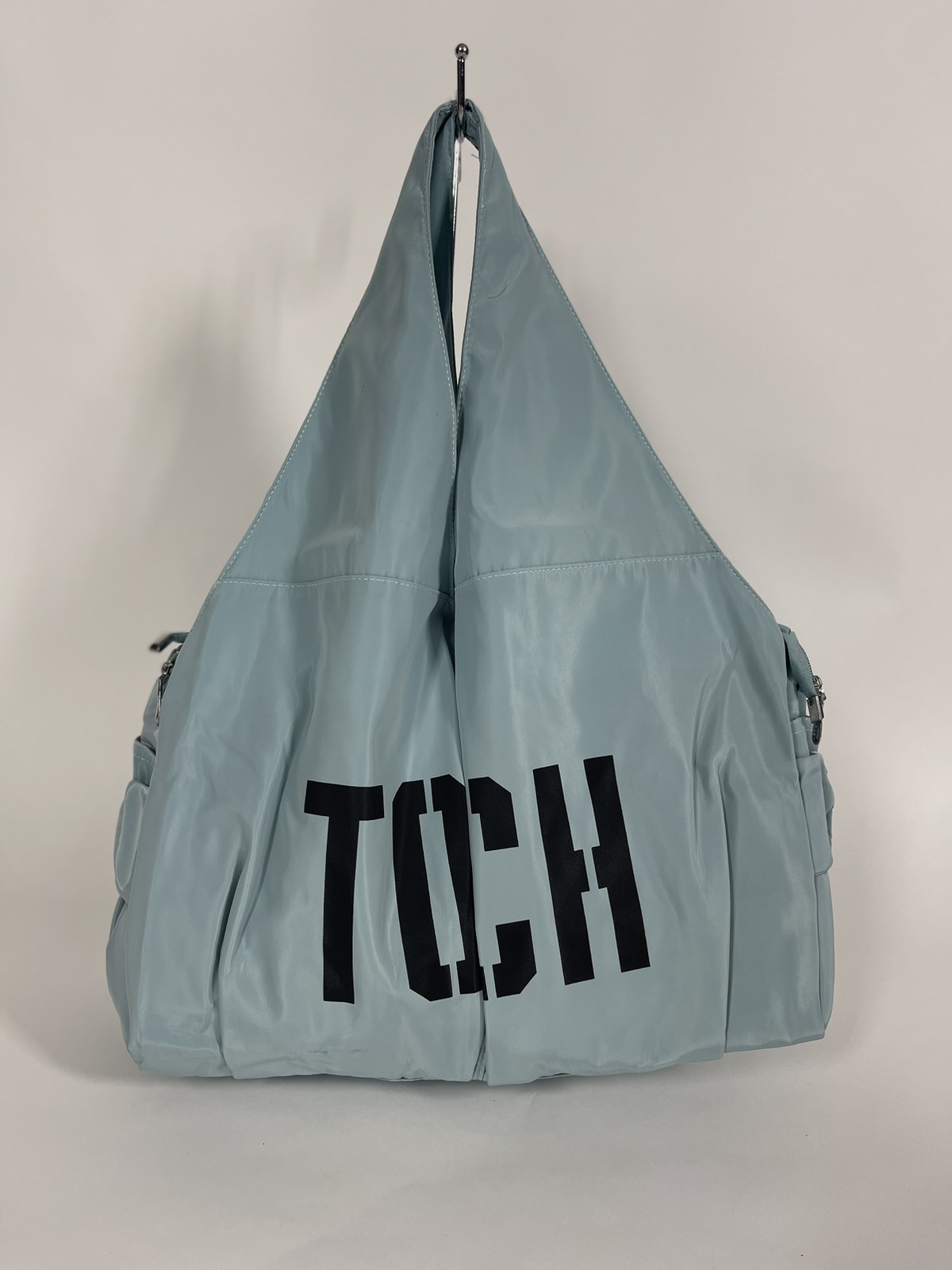 Дорожная сумка женская Bobo 1130 серо-голубая, 45х30х20 см
