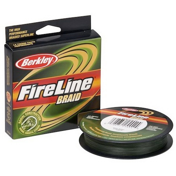 Плетеный шнур для рыбалки Berkley Fireline Green 110m 0.32mm 23.5kg