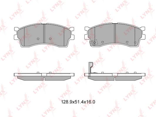 

Тормозные колодки LYNXauto дисковые bd4403