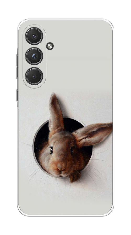 

Чехол на Samsung Galaxy A55 5G "Любопытный кролик", Серый;коричневый, 2109450-1