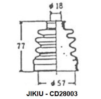 

Пыльник Шруса Внутр. Matiz M150 (2002-2016)/Accord Cl#/Cl/Cl1/Cl3/Cn/Cm JIKIU арт. CD28003