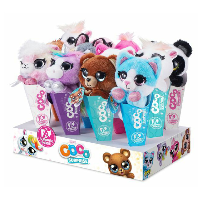 

Мягкая игрушка Зверушка Zuru Coco surprise в ассортименте, Разноцветный