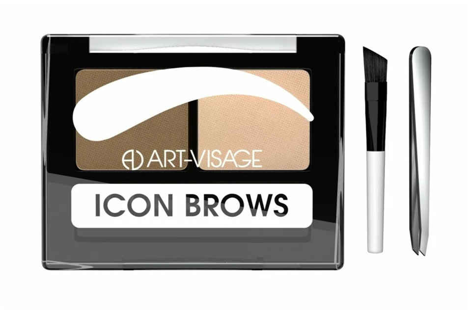Тени для бровей Art-Visage Icon Brows т.401, 3,6 г тени для бровей art visage icon brows т 402 3 6 г