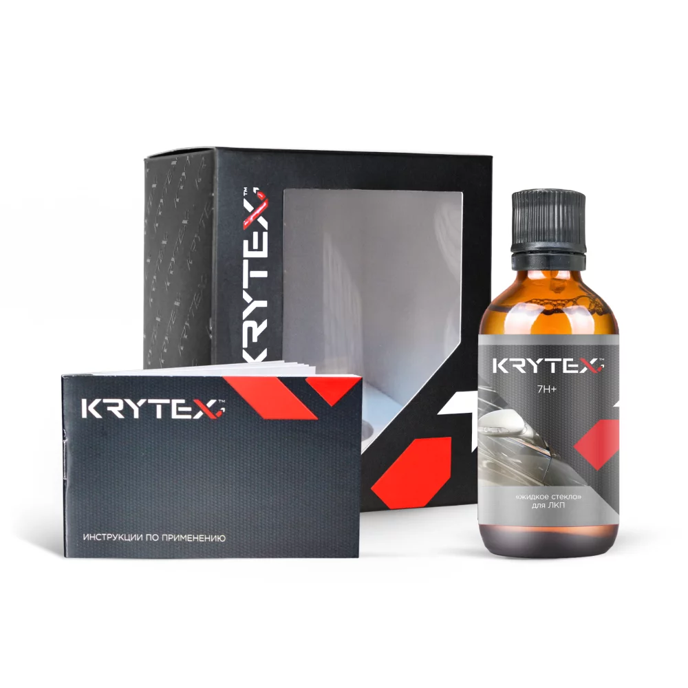 Жидкое стекло KRYTEX, MEGA 7H защитное покрытие для кузова, 50мл