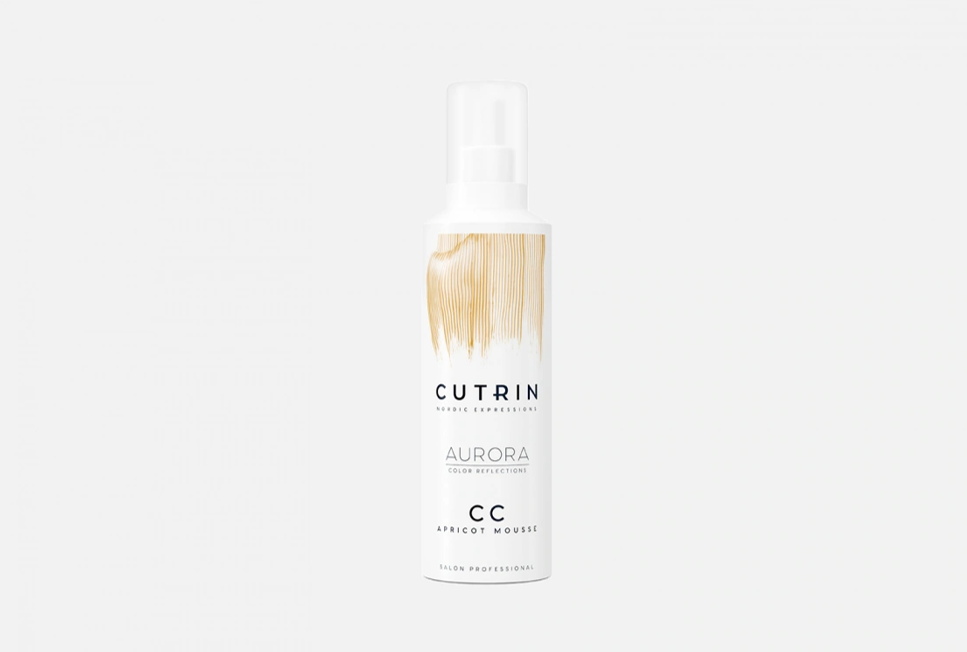 фото Мусс для волос cutrin aurora color care apricot mousse, 200 мл