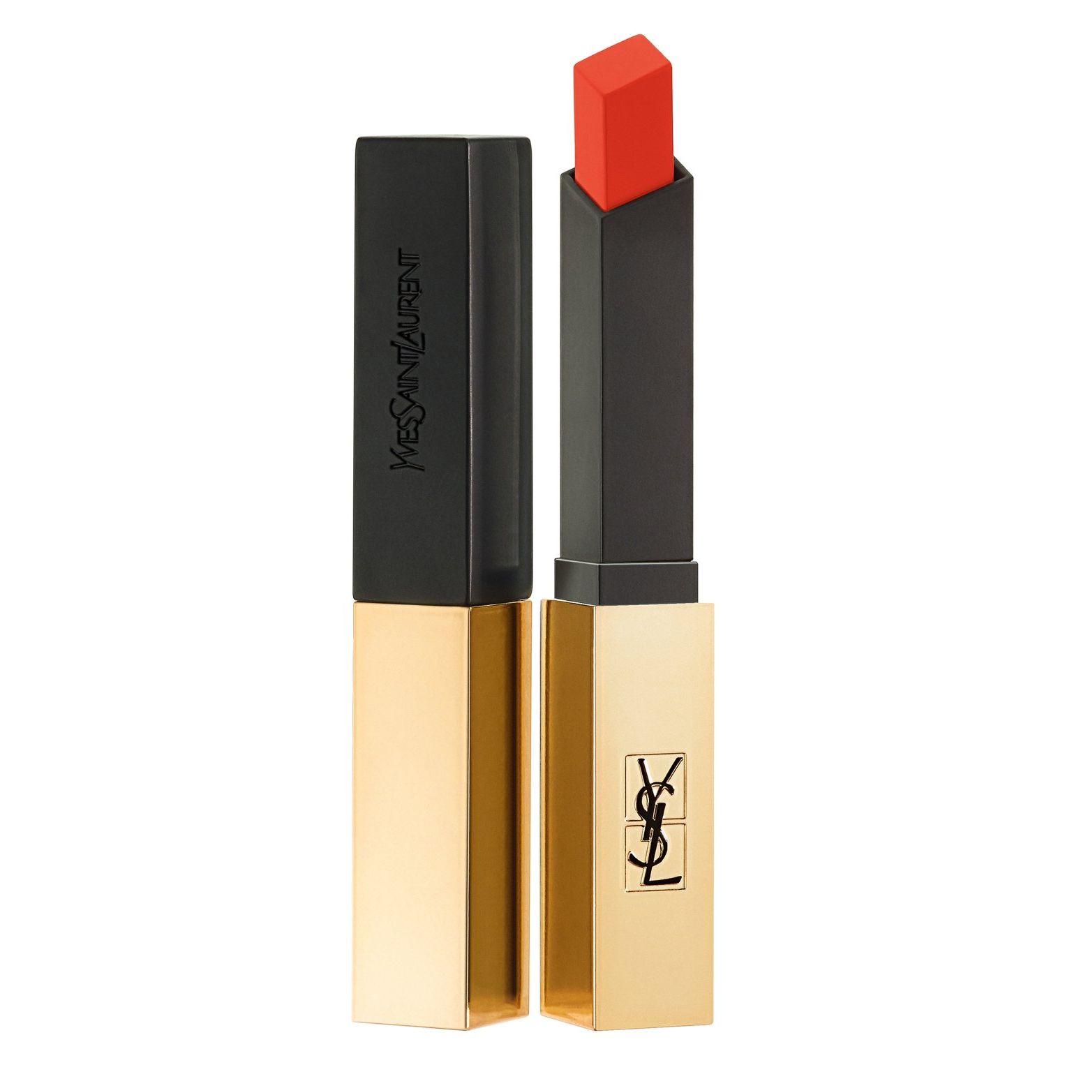 Помада для губ YVES SAINT LAURENT Rouge Pur Couture The Slim, 10 Corail Antinomique, 2,2 г помада для губ yves saint laurent tatouage couture velvet cream тон 204 6 мл