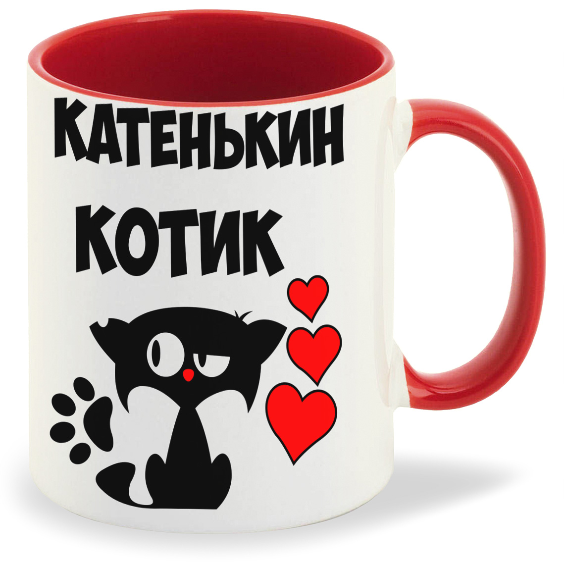 

Кружка CoolPodarok Катенькин котик, Катенькин котик