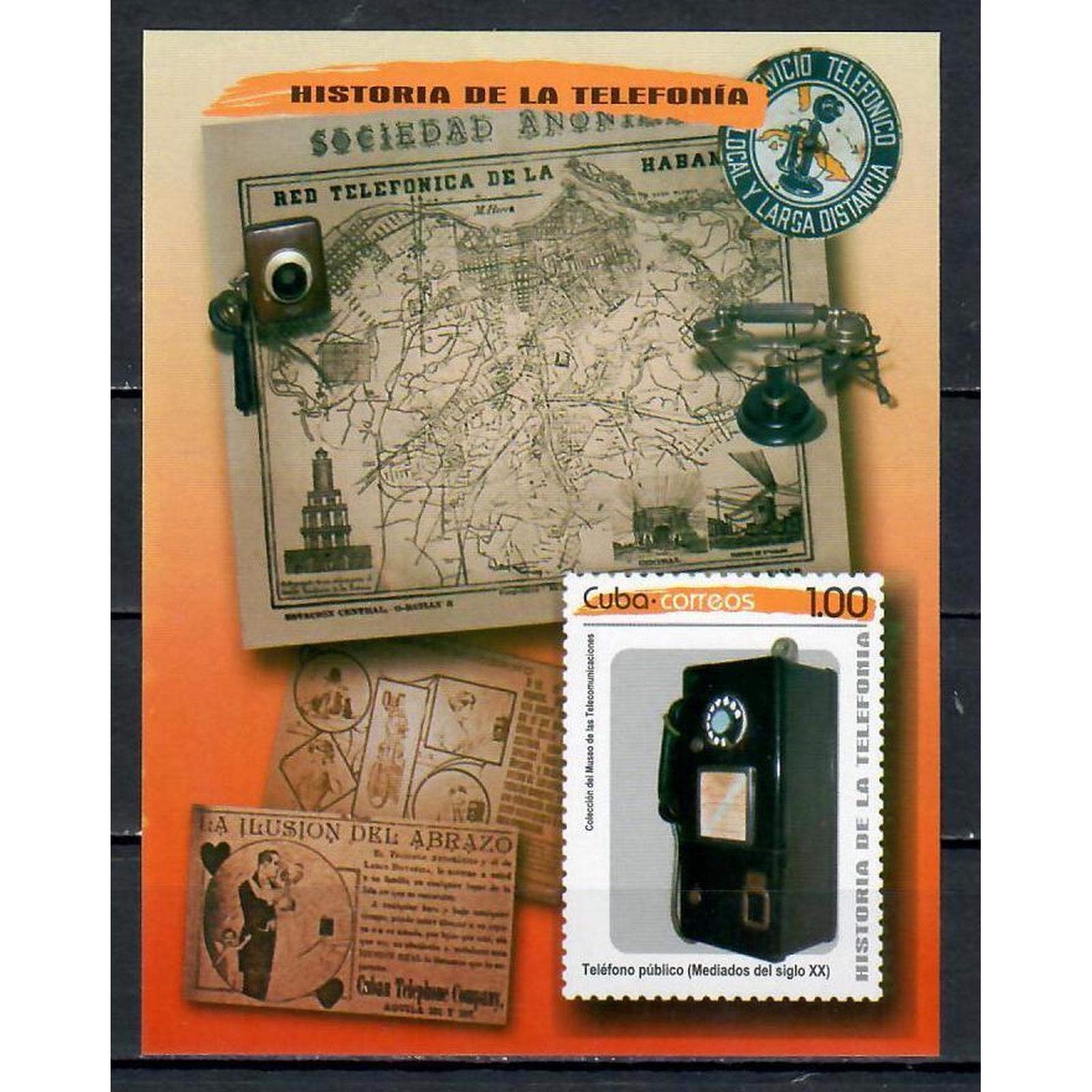 

Почтовые марки Куба История телефона Телефоны