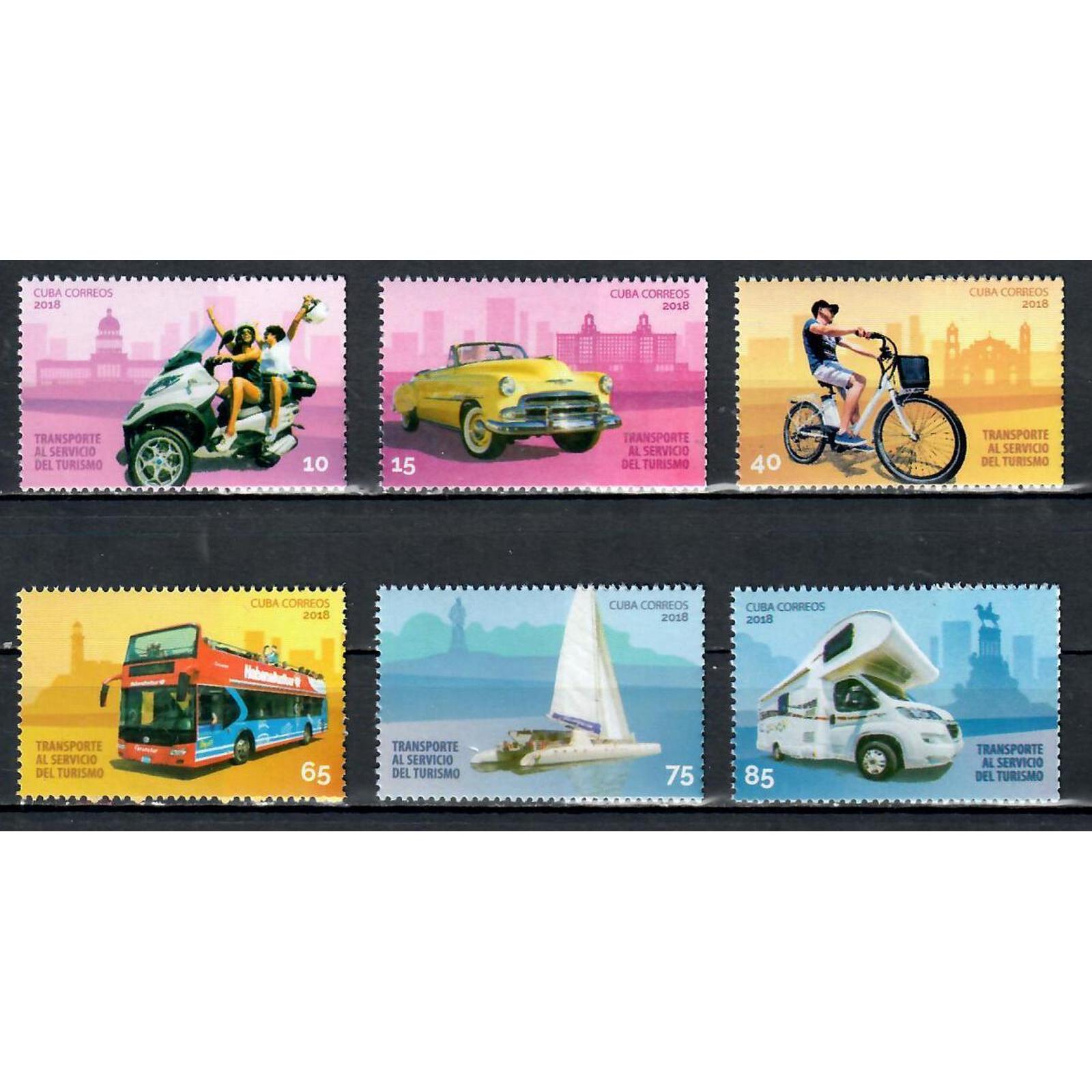 фото Почтовые марки куба транспорт для туризма автомобили, мотоциклы, велосипеды, транспорт почтовые марки мира