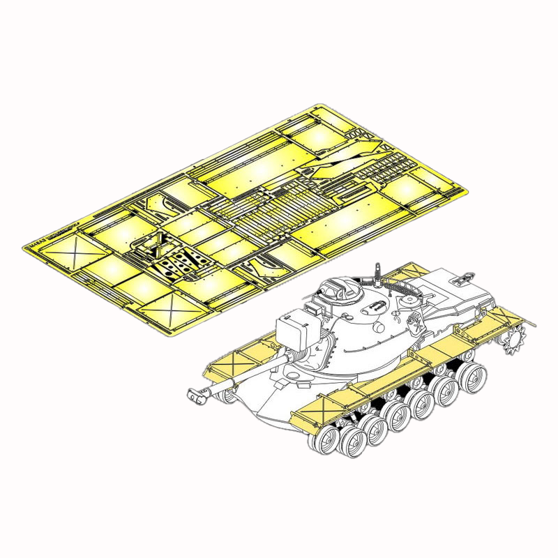 Фототравление Voyager Model 1/35 Крылья для M48A3 (Dragon)PE35727