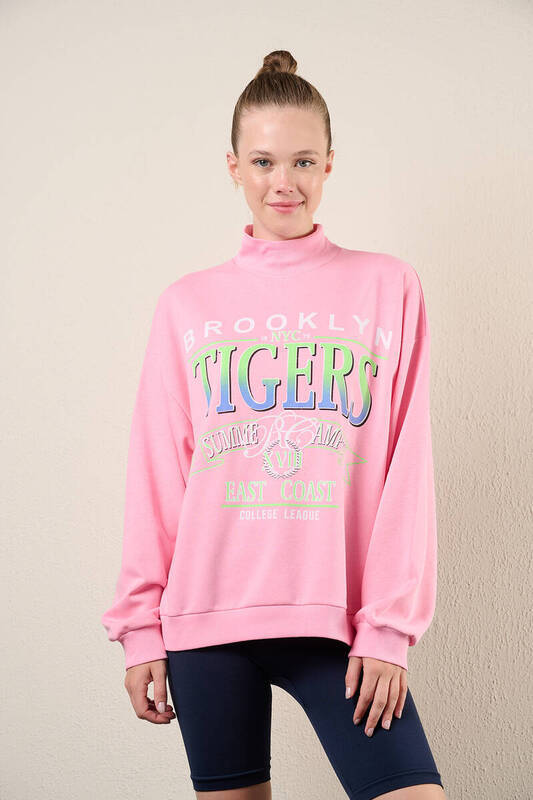 

Свитшот женский Zechka zck0313-PEMBE розовый M (товары доставляются из-за рубежа), zck0313-PEMBE