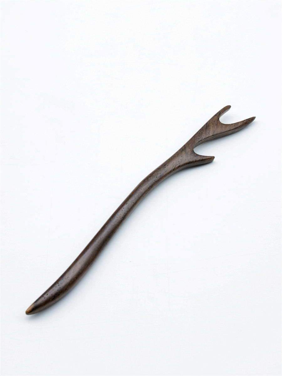 Заколка палочка женская АКИМБО КИТ 132 коричневая