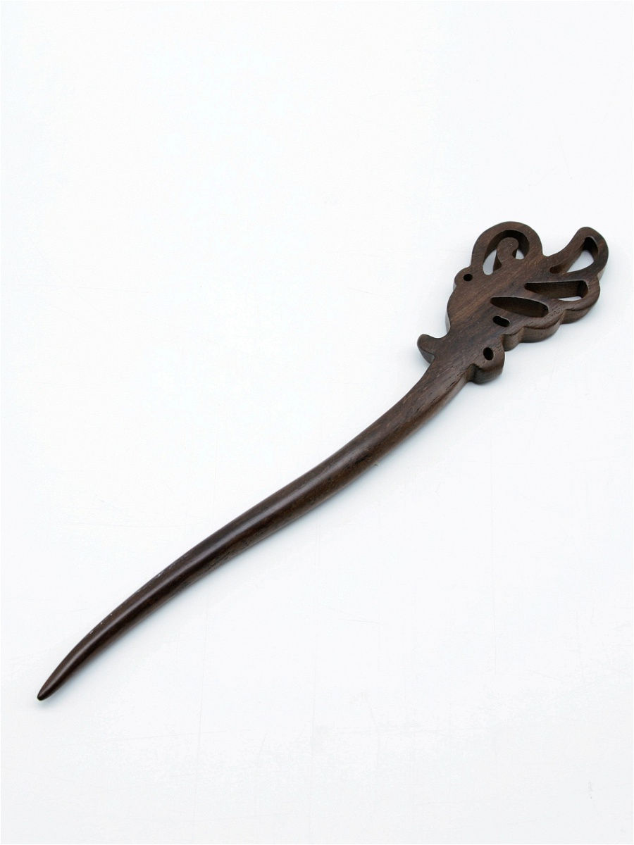 

Заколка палочка женская АКИМБО КИТ 134 коричневая, Коричневый, 134