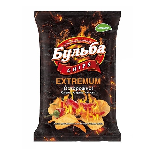 

Чипсы Бульба Chips Extremum картофельные Острый перец 75 г