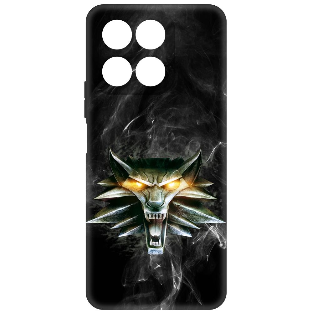 

Чехол-накладка Krutoff Soft Case Ведьмак. Школа Волка для Honor X8a черный