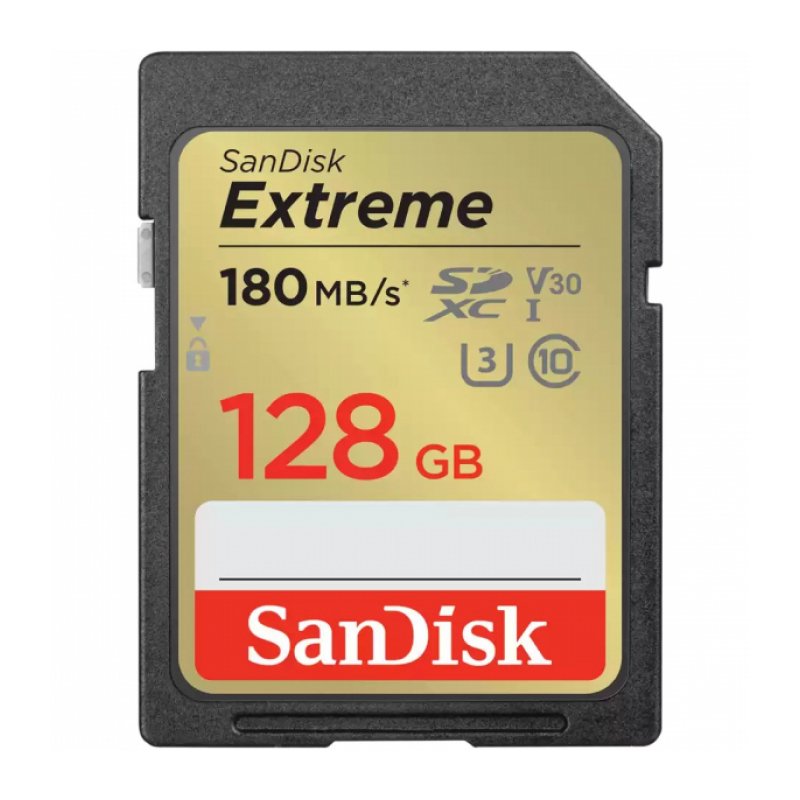 Карта памяти SanDisk SDHC 128Гб Extreme (SDSDXVA-128G-GNCIN) Extreme SDXC