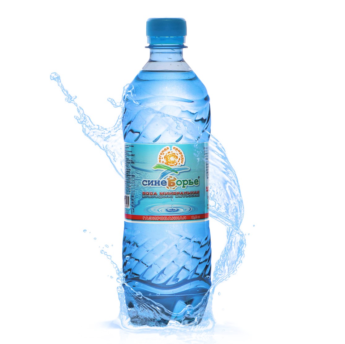 

Вода Синеборье газированная 0,6 л