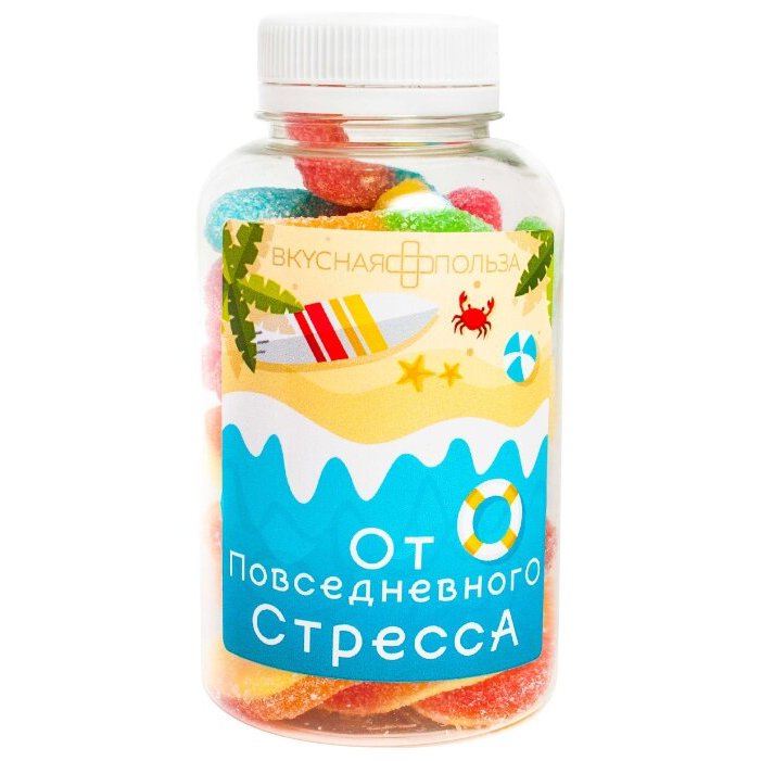 

Мармелад Вкусная польза жевательный От повседневного стресса 200 г
