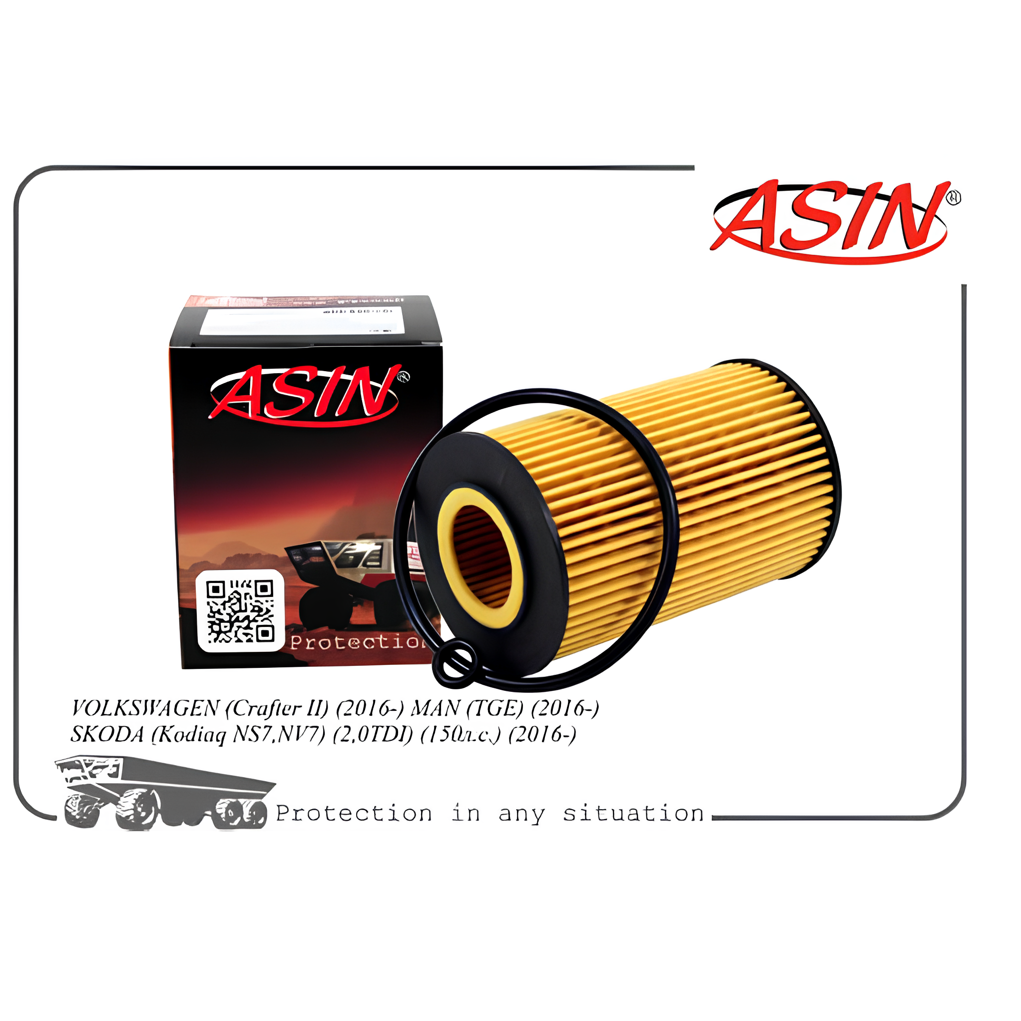 

ASIN ASINFL2258 Фильтр масляный