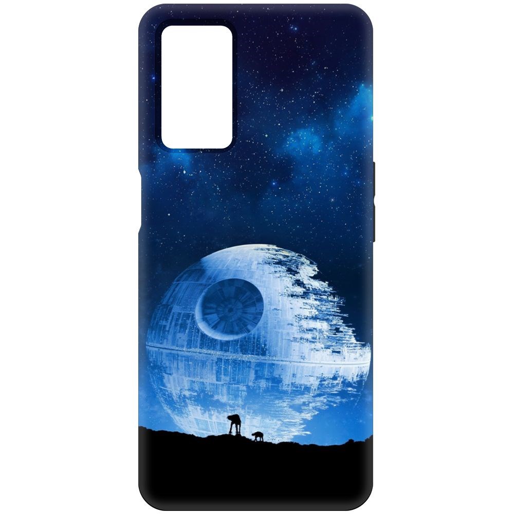 Чехол-накладка Krutoff Soft Case Звездные Войны. Звезда смерти для Oppo A55 черный
