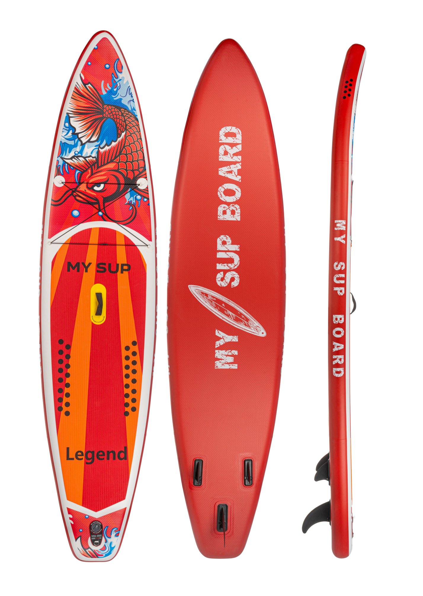 SUP-борд My SUP Legend 12.6 385x84x15 см red
