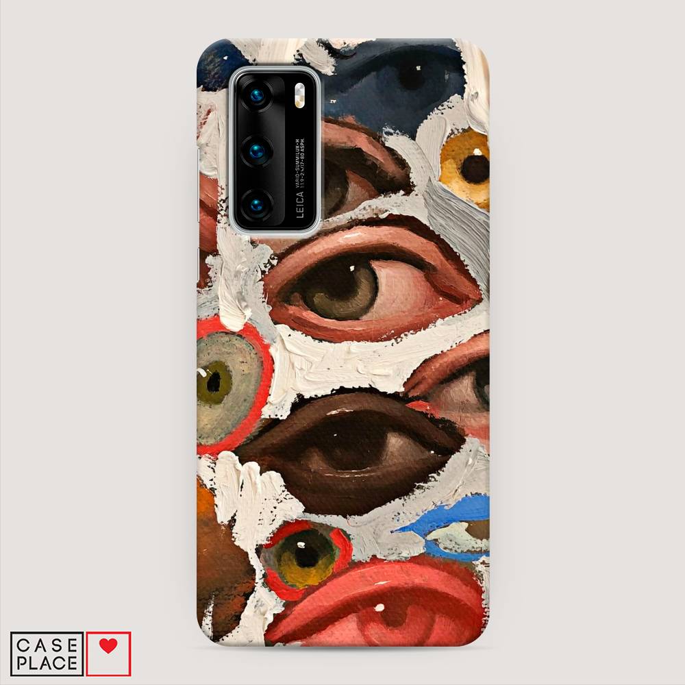 

Чехол Awog "Глаза масляная живопись" для Huawei P40