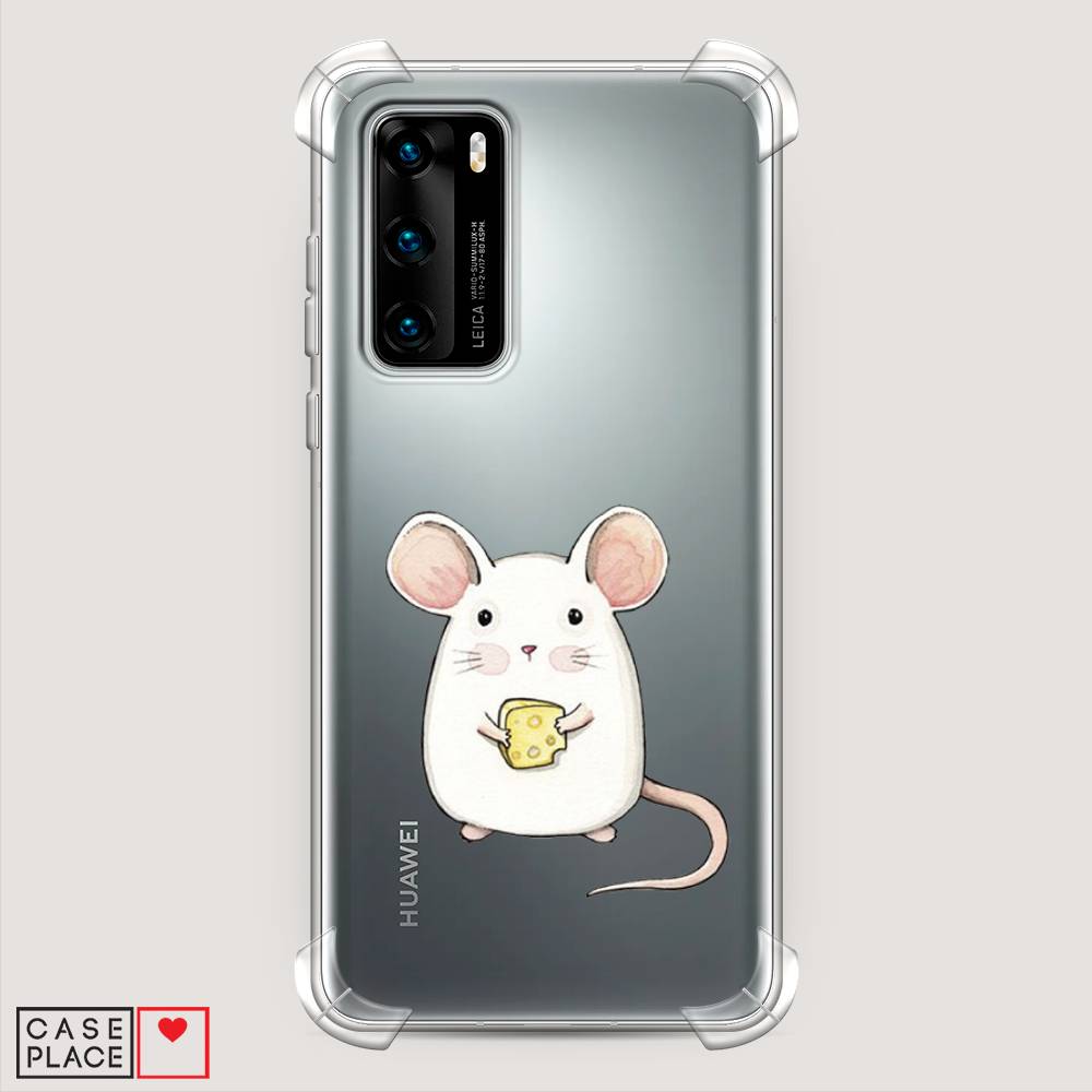 

Чехол Awog на Huawei P40 "Мышка", Белый;розовый;прозрачный, 610851-1