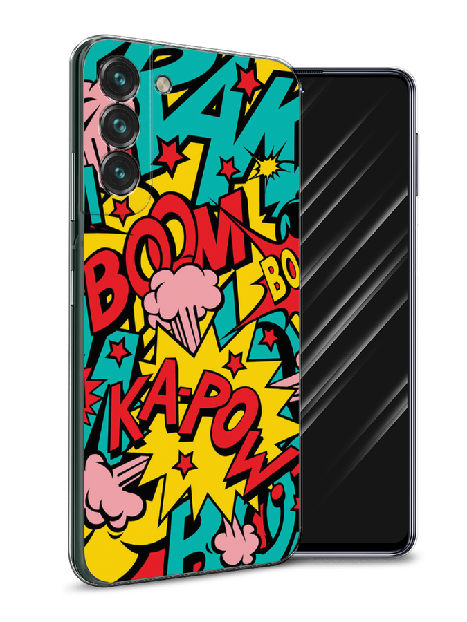 

Чехол Awog на Samsung Galaxy S22 + / Самсунг S22 + "Постер pop art", Голубой;желтый;красный, 2103950-9