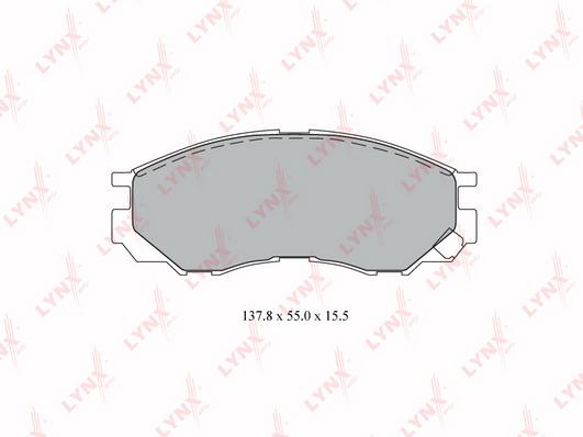 

Колодки торм.пер.MITSUBISHI L200 2.0-2.5D 96-07 / L300 2.0-2.5D 94-00 / L400 2.0-2.5D 95-0