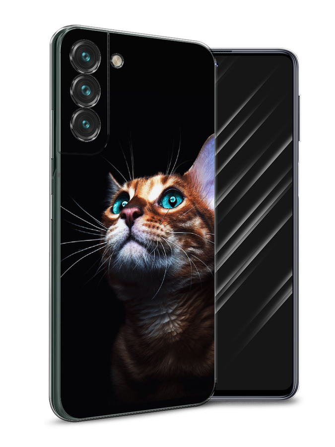 

Чехол Awog на Samsung Galaxy S22 + / Самсунг S22 + "Мечтательный кот", Коричневый, 2103950-1