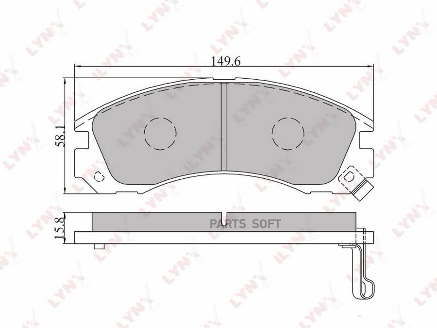 

Колодки торм.пер.CITROEN C-CROSSER 07=>, MITSUBISHI GALANT 97-04/OUTLANDER 03=>/PAJERO =>0