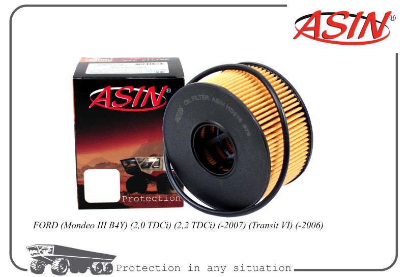 

Фильтр масл. 1088179 ASIN.HD216 FORD Mondeo III B4Y 2,0 TDCi 2,2 TDCi -2007 Transit VI -06