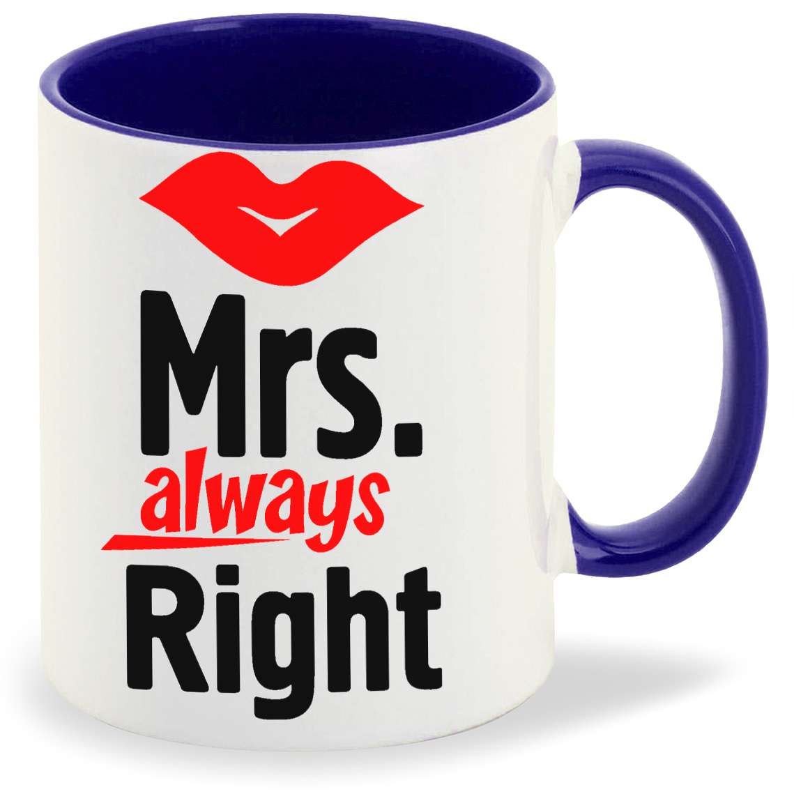 фото Кружка coolpodarok mrs always right миссис всегда права
