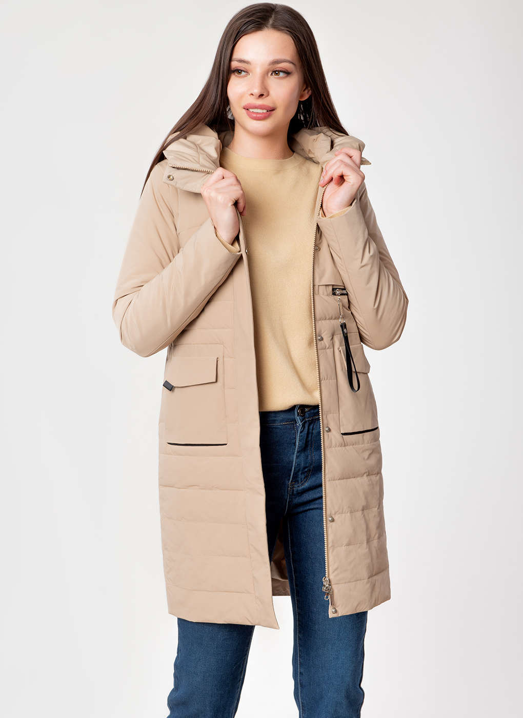 

Пальто женское WINTERRA 53505 бежевое 48, 53505