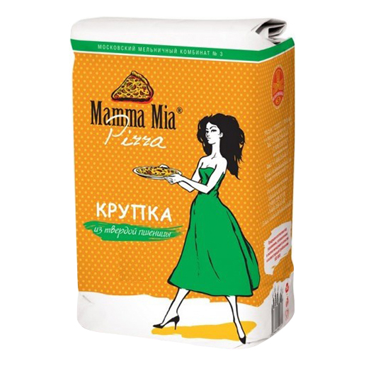 

Мука Mamma Mia Pizza из твердой пшеницы крупка высший сорт 5 кг