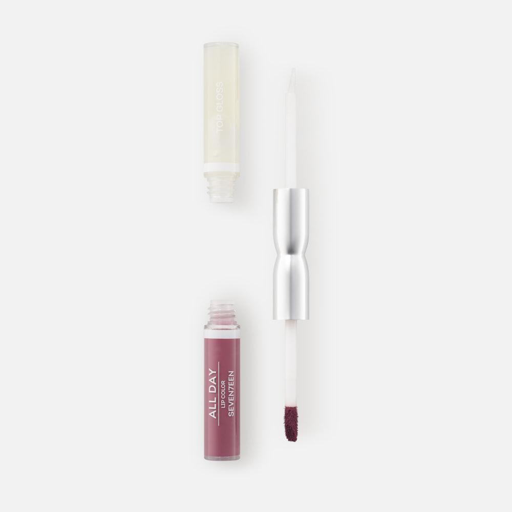 Помада-блеск для губ Seventeen All Day Lip ColorTop Gloss стойкая т.11, 3,5 мл