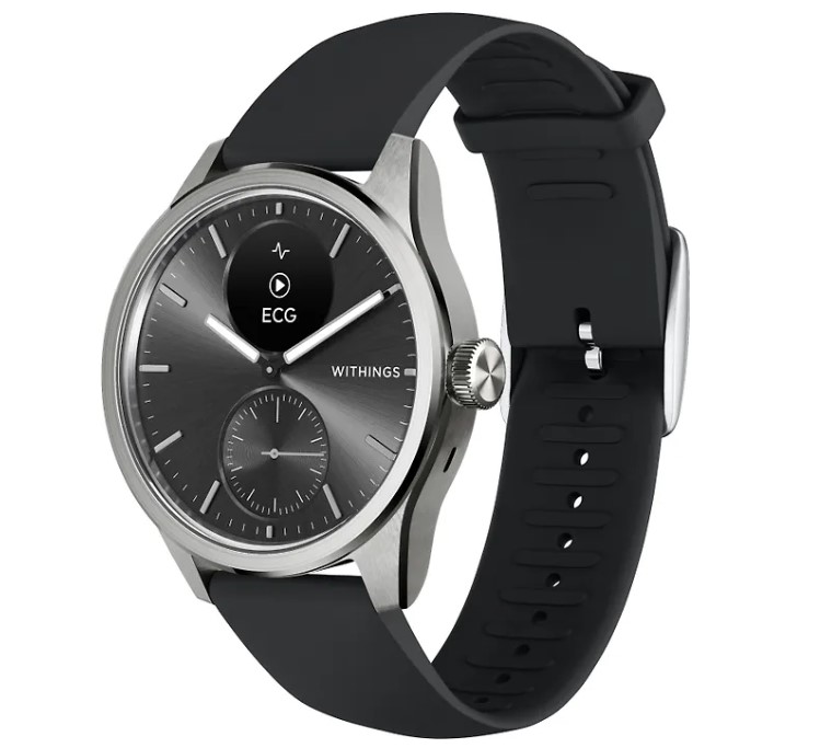 Смарт-часы Withings scan watch 2, 42 мм, черные