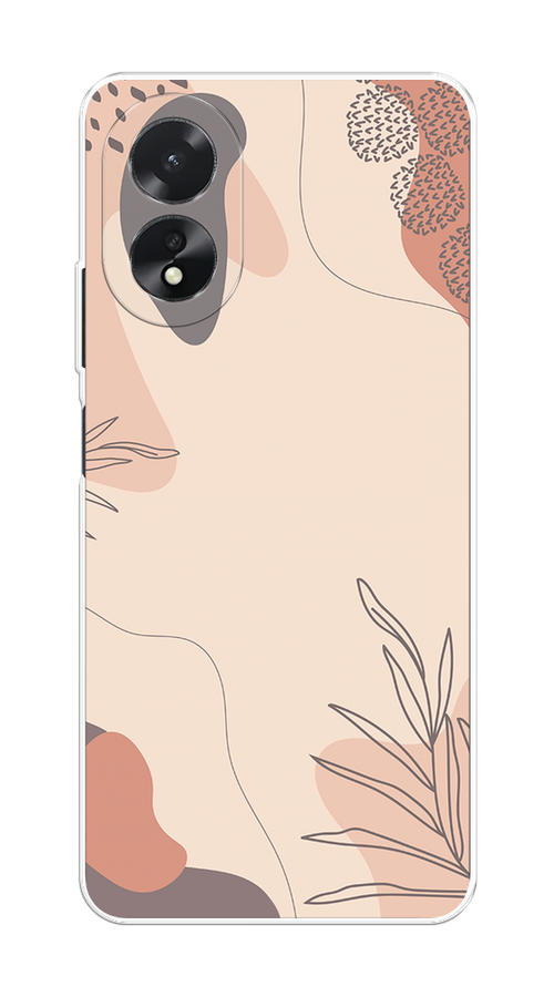 

Чехол на Oppo A18 "Нюдовые тона", Коричневый;серый, 2515450-1