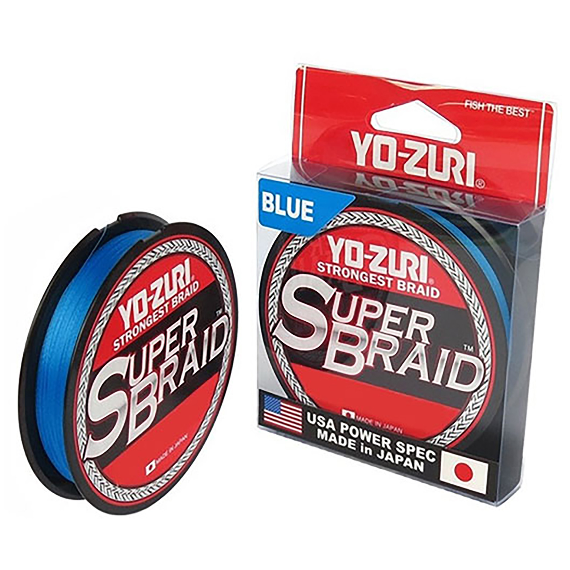 Плетеный шнур для рыбалки YO Zuri PE SUPERBRAID 300YDS Blue 30Lbs (0.28mm)