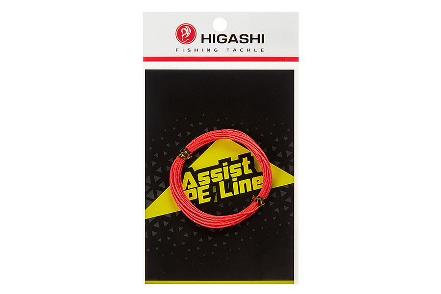 Поводковый материал для рыбалки HIGASHI Braid PE Line Red 80lbs 3м