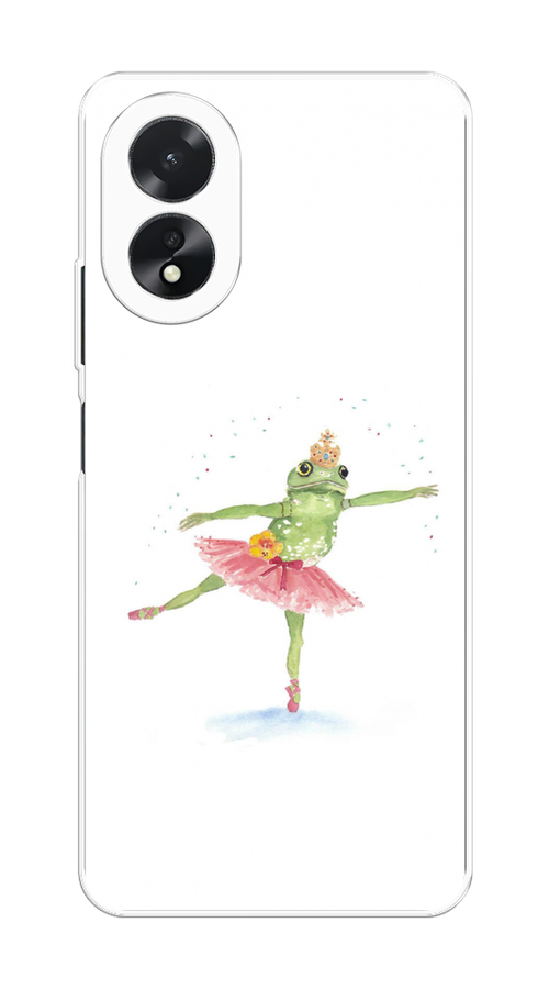

Чехол на Oppo A18 "Лягушка-балерина", Зеленый, 2515450-1