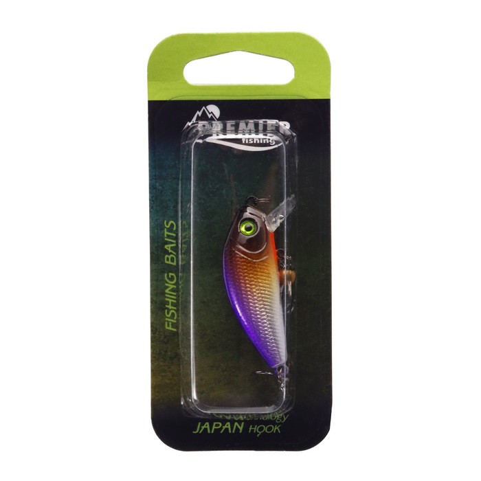 

PREMIER fishing Воблер PREMIER Real Minnow 44, цвет №007, 3,8 гр L= 44 мм, 0,4-1,8 м. тону, Фиолетовый